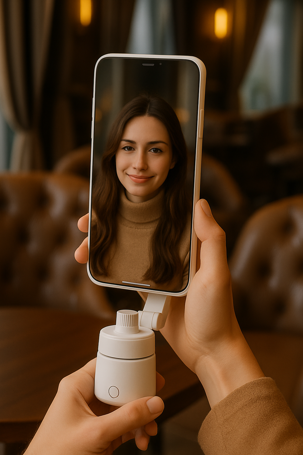 Dispositivo de grabación con reconocimiento y seguimiento facial